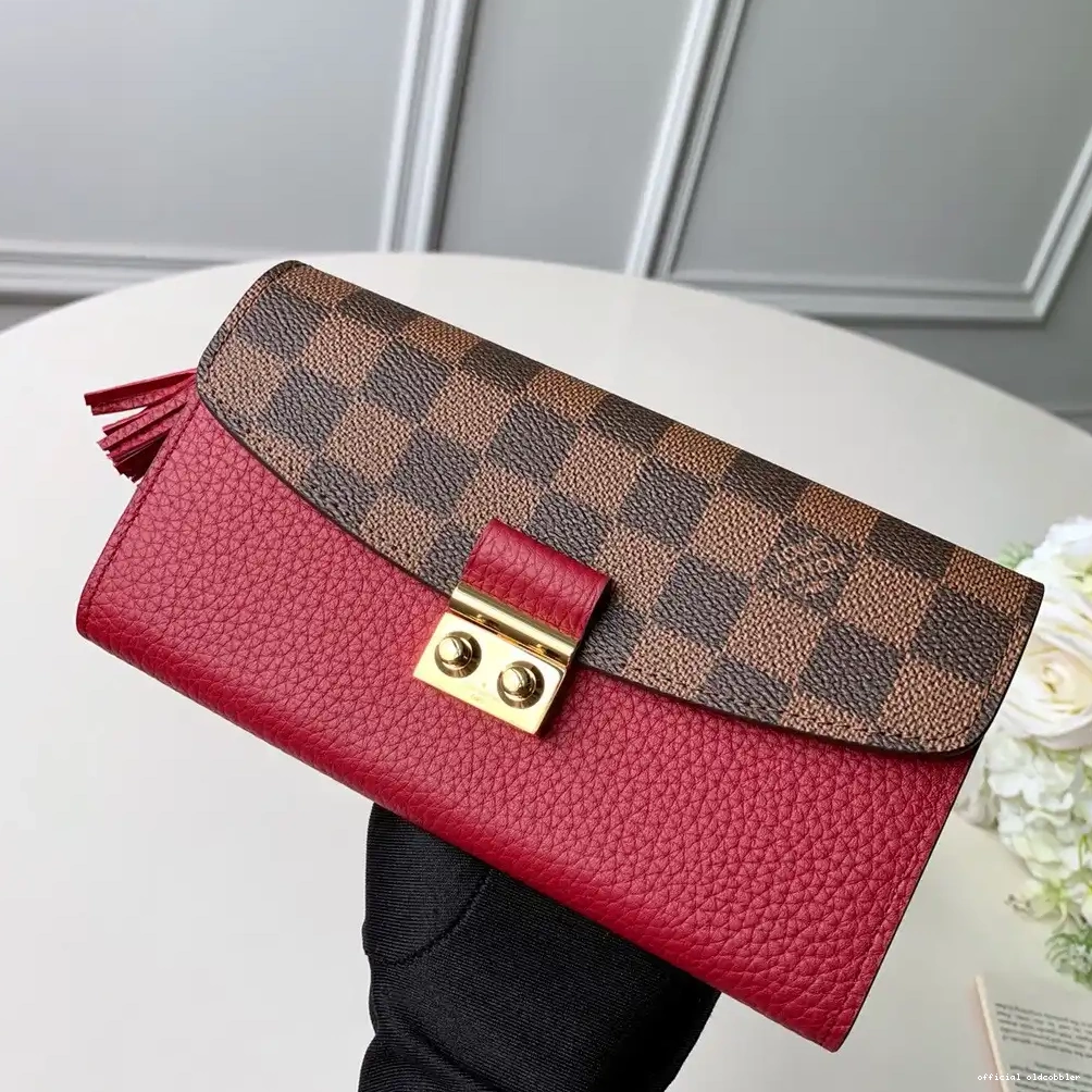 Official oldcobbler WALLET CROISETTE Vuitton Louis 0613